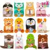imageJOYIN 36 Pcs Valentines Day Gifts Cards with Animal DesignsValentines Greeting Cards Candy Holder Cards for Kids Valentine Classroom Exchange Cards Party Favors Cards only