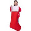 imageJOYIN 4 Packs 38quot Jumbo Christmas Stockings Giant Christmas Felt Large Hanging Red and White Stocking for Party Decorations Xmas Holiday Tree Decor