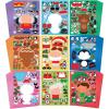 imageJOYIN 48 Pcs Christmas Make A Face Sticker Sheets Make Your Characters with Santa Santa Gnome Reindeer Snowman Gifts for Kids School Activities Party Favor Supplies Xmas Craft