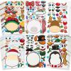 imageJOYIN 48 Pcs Christmas Make A Face Sticker Sheets Make Your Characters with Santa Santa Gnome Reindeer Snowman Polar Bear Presents for Kids School Activities Party Favor Supplies Xmas Craft