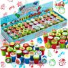 imageJOYIN 48 Pieces Christmas Assorted Stamps Kids SelfInk Stampers 12 Different Designs Plastic Stamps for Christmas Party Favors Stocking Stuffers Kids Crafts School Prizes and Goodies
