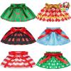 imageJOYIN 6PCS Christmas Clothing for Doll Plush Dance Skirt Set 6 Designs Festive Looks Cute Dresses for Xmas Kids Toddler Doll Couture Costume Accessories Xmas Decorations Holiday Specialsclassic