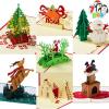 imageJOYIN 7 Pack Pop up Christmas Cards 3D Greeting Cards with Unique Designs and Envelopes 6quot x 6quot for Winter Merry Christmas Season Present