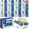 imageJOYIN 8 Pack Christmas Party Favor NonSnap Blue ampamp White Snowflake Design Party Table Favors with Holiday Party Favor Supplies for Kids and Adults Christmas Parties Dinners and HolidaysBlueWhite Snowflakes