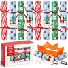 imageJOYIN 8 Pack Christmas Party Favor NonSnap Nutcrackers Design Party Table Favors with Holiday Party Favor Supplies for Kids and Adults Christmas Parties Dinners and HolidaysMerry Christmas