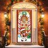 imageJOYIN Joiedomi Christmas Gingerbread Door Cover Window Banner Front Door Porch Sign Village Displays Christmas Indoor Outdoor Decor Holiday Winter House Decoration 72quotX 30quot3 PCS