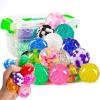 imageJOYIN Mini Stress Ball Random 9 Pack for Adults Squeeze Toy Stress Relief Ball Relieve Work Anxiety Exercise Hand Flexibility Party Favors