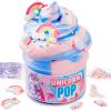 imageJOYIN Slime Party Favors Cocoa Mousse Cake Bear Slime  8 oz Soft NonSticky MessFree Stress Relief and Safe  Toys for Kids Classroom Reward Boys and Girls Birthday Gifts Party FavorsBubblegum Unicorn