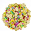 imageJOYIN Toy 288 Pieces Pirate Gold Coins and Pirate Gems Jewelry Playset Pack Party Favor 144 Coins144 Gems