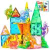 imageSYNCFUN Magnetic Building Tiles Dinosaur Set for Kids 50PCS Including 5 Cute Dinosaurs Educational STEM Toy for Boys ampamp Girls Ages 35 48 Christmas Birthday Party Gift for ToddlersDinosaur