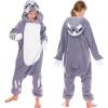 imageSpooktacular Creations Halloween Child Sloth jumpsuit Kids One Piece Grey Sloth Animal CostumeGray