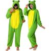 imageSpooktacular Creations Halloween Dalmatian Dragon Triceratop Unisex Pajama Adult Animal Costume Halloween Costume PartyGreen Frog