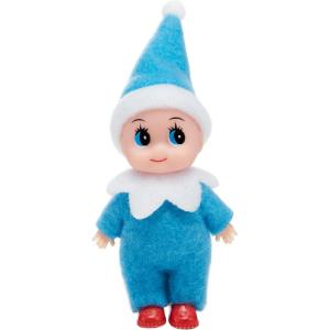 imageJOYIN 1 Pack Christmas Purple Tiny Elf Soft Plush Toy for Adults Kids Accessories Party Favors Xmas Party Supplies Christmas Decor Xmas GiftBlue