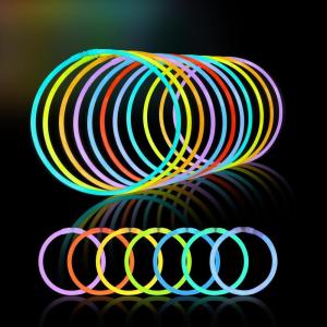 imageJOYIN 300 Pack Glow Sticks 100ct 22 Necklaces and 200 Pcs 8quot Glow Sticks Bulk with 300 Pcs Connectors Bright in The Dark Party Supplies Neon Light Up Halloween Party Favors