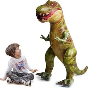 imageJOYIN 62 Giant TRex Dinosaur Inflatable for Party Decorations Birthday Party Gift for Kids and Adults Dinosaur Pool Toys Over 5Ft Tall