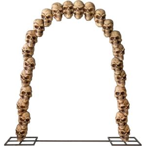 imageJOYIN 72ft Halloween Decorations Outdoor Skull Archway Scary Giant Skeleton Decor Arch Spooky Halloween Decorations Yard Garden Lawn Decor Graveyard Haunted House Decor Party Supplies