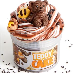 imageJOYIN Slime Party Favors Cocoa Mousse Cake Bear Slime  8 oz Soft NonSticky MessFree Stress Relief and Safe  Toys for Kids Classroom Reward Boys and Girls Birthday Gifts Party FavorsCocoa Mousse Cake Bear