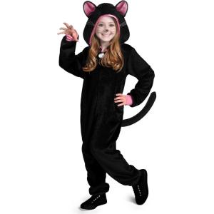 imageSpooktacular Creations Halloween Animal Costume Kids Animal Jumpsuit for Toddler Halloween Dress Up Costume PartyBlack Cat