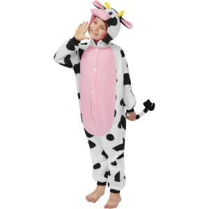 imageSpooktacular Creations Halloween Animal Costume Kids Animal Jumpsuit for Toddler Halloween Dress Up Costume PartyCow