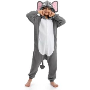 imageSpooktacular Creations Halloween Animal Costume Kids Animal Jumpsuit for Toddler Halloween Dress Up Costume PartyElephant