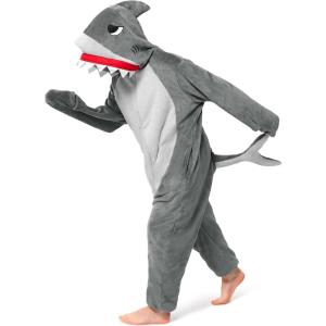 imageSpooktacular Creations Halloween Animal Costume Kids Animal Jumpsuit for Toddler Halloween Dress Up Costume PartyShark