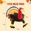imageJOYIN 1 PC Thanksgiving Turkey Brown Hat Wings Moving for Trot Dress Up Party Role Play Carnival Cosplay Turkey Funny Hat for Thanksgiving Christmas Decor Halloween Costume Accessories