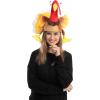 imageJOYIN 2 PCS Thanksgiving Turkey Sitting Hats Silly for Night Event Dressup Party Thanksgiving Decoration Role Play Carnival Cosplay Costume Accessories