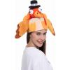 imageJOYIN 2 Pack Thanksgiving Silly Turkey Cap Red Turkey Hat for Carnival Cosplay Trot Dress Up Party ampamp Role Play Funny Hat for Thanksgiving Christmas Halloween Costume Accessories