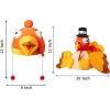 imageJOYIN 2 Pack Thanksgiving Silly Turkey Cap Red Turkey Hat for Carnival Cosplay Trot Dress Up Party ampamp Role Play Funny Hat for Thanksgiving Christmas Halloween Costume Accessories