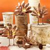 imageJOYIN 4 Pcs Thanksgiving Turkey Tea Light Candle Holders Fall Centerpiece Home Decor Table Kitchen Autumn Decorations