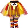 imageJOYIN Giggling Getup Womens Thanksgiving Turkey Tutu Skirt ampamp Socks Set Thanksgiving Outfit Turkey Sock for Women Holiday Tutus Dress Up Party Girls Cosplay Party Accessories Trot Costumes