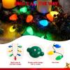 imageJOYIN 12 Packs Christmas LED Light Up Bulb Necklaces 9 Bulbs LED Necklaces Holiday Costume Accessories for Christmas Xmas Party Favor Party Supply