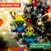imageJOYIN 120 Pcs Christmas Scratch Art Ornaments Rainbow Color Scratch Paper Craft Kit Christmas Hanging Ornament Scratch Off DIY Arts ampamp Crafts Kit for Kids Holiday Crafts Party Favor