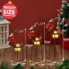 imageJOYIN 4 PCS Christmas Reindeer Tea Light Candle Holders  Thanksgiving Day Metal Iron Standing Christmas Decorations Table Decorations Centerpieces for Party Dining