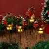 imageJOYIN 4 PCS Christmas Reindeer Tea Light Candle Holders  Thanksgiving Day Metal Iron Standing Christmas Decorations Table Decorations Centerpieces for Party Dining