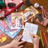 imageJOYIN 48 Pcs Christmas Coloring Book Bulk in 6 Covers Xmas Mini Coloring Books for Kids with Snowman Santa Reindeer Make Your Own Craft for Kids School Activities Party SuppliesAge 8