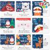 imageJOYIN 72 PCS Christmas Holiday Greeting Cards with Envelopes Bulk in 9 Assorted Designs for Winter Season Merry Christmas Giving Cards Xmas Santa Gift Card