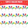 imageJOYIN Christmas LED Headband Light Up Bulb with 4 Colorful LED Bulbs for Adults Christmas Party Supplies Xmas Accessories12