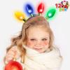 imageJOYIN Christmas LED Headband Light Up Bulb with 4 Colorful LED Bulbs for Adults Christmas Party Supplies Xmas Accessories12