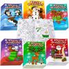imageJOYIN 48 Pcs Christmas Coloring Book Bulk in 6 Covers Xmas Mini Coloring Books for Kids with Snowman Santa Reindeer Make Your Own Craft for Kids School Activities Party SuppliesAge 8