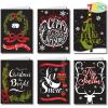 imageJOYIN 72 PCS Holiday Christmas Greeting Cards with 6 Artistic Greeting Designs With Envelopes for Winter Christmas Season Merry Christmas Cards Wintertime Gifts Cards Artistic Black Collection