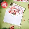 imageJOYIN 24PCS Christmas Holiday Cards Set of 4 Diverse Red Festive Designs with Envelopes for Merry Christmas Season present Giving Xmas Gifts Cards Wintertime Gifts CardsVintage