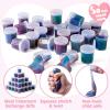 imageJOYIN 30 PCS Valentine Day Gift Cards with Galaxy Slime Stress Relief Fidget Toy for Kids Party Favor Classroom Exchange Prizes Valentines Party Favors Greeting CardsGalaxy