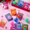 imageJOYIN 30 PCS Valentines Day Sensory Stress Balls with Cards Fidget Anxiety Relief for Adult Valentines Party Favors Gift Exchange RewardsRound