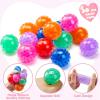 imageJOYIN 30 PCS Valentines Day Sensory Stress Balls with Cards Fidget Anxiety Relief for Adult Valentines Party Favors Gift Exchange RewardsRound