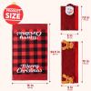 imageJOYIN 5 Pieces Christmas Fridge Handle Covers for Kitchen Refrigerator Microwave Oven Dishwasher Decoration Appliance Xmas Santa Indoor Decor Party Favor Supplies Washable Holiday Door Dcor