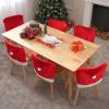 imageJOYIN 6 Pcs Christmas Chair Covers Red Hat Chair Slipcovers Santa Claus Chair Back Covers for Christmas Holiday Festival Decoration Xmas Decorations Indoor Home Dcor6