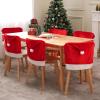 imageJOYIN 6 Pcs Christmas Chair Covers Red Hat Chair Slipcovers Santa Claus Chair Back Covers for Christmas Holiday Festival Decoration Xmas Decorations Indoor Home Dcor6