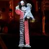 imageJOYIN 65quot Halloween Animatronics Clown Holding Doll Life Size Halloween Decoration Outdoor with Motion ampamp Sound ampamp Light Sound Activated Animated Decor for Party Supplies Haunted House Yard Lawn