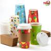 imageJOYIN 72 Pcs Merry Christmas Disposable Cups with Sleeves and Lids 8 Designs Xmas Drinkware 16 oz Paper Cup For Hot Chocolate Coffee Cold Beverage Holiday Tableware Winter Party Supplies FavorsLights